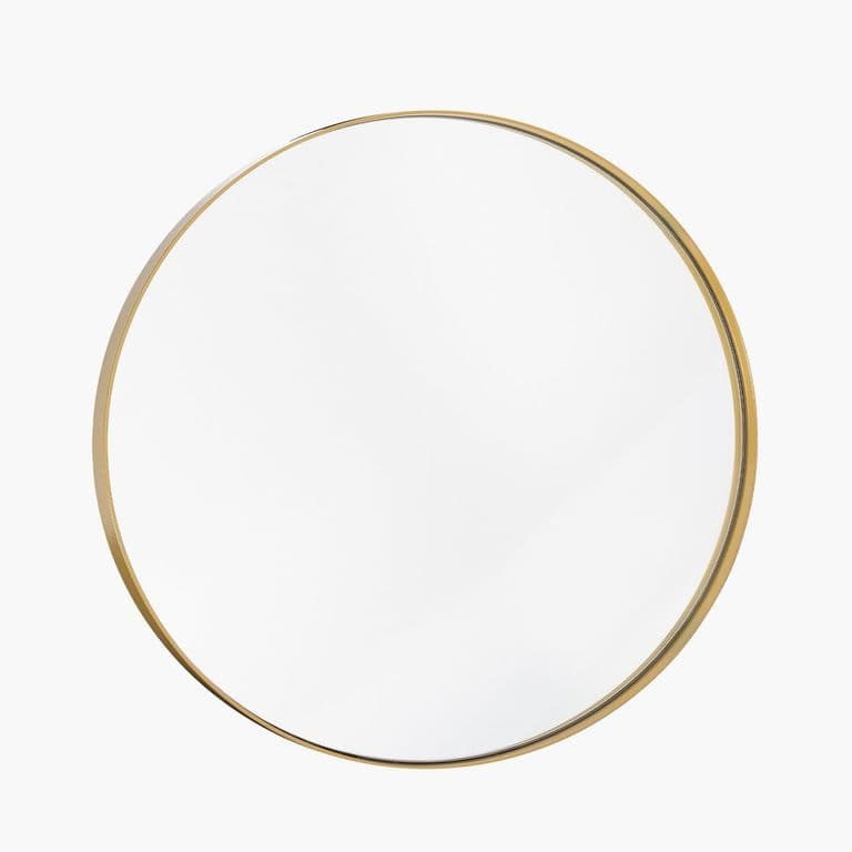 Espejo redondo Lugano 80 cm Dorado envejecido Form