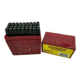 Numeros Y Letras 3mm De Golpe 36 Piezas Para Metales