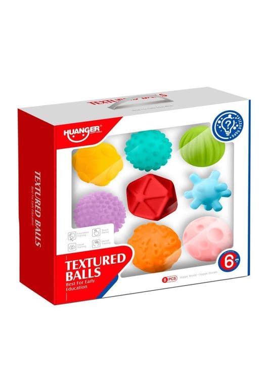Pelotas con Textura 8 Piezas