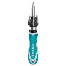 Kit Set Juego Destornillador Ratchet 8 Pcs Total Tacsd30086