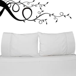 Juego de Sabanas Super King Inmaculada Clasico Blanco 200 Hilos