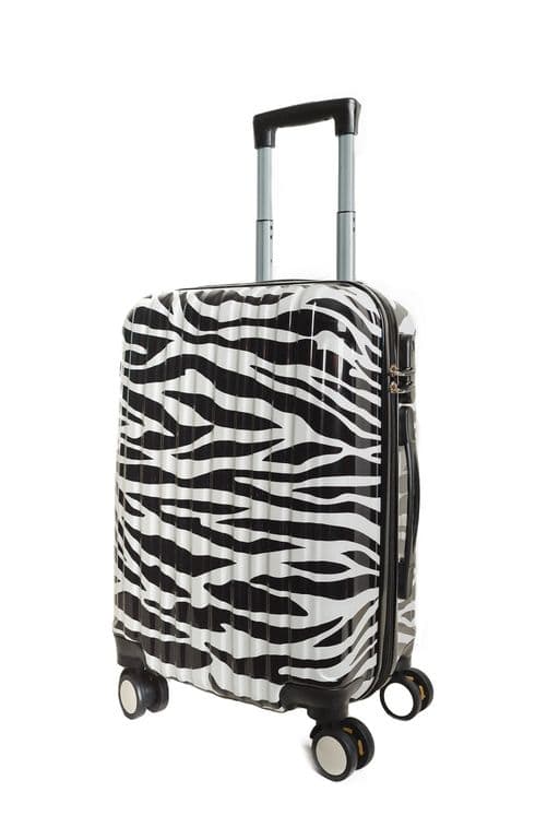 Maleta Cabina Carry On Valija de Mano Animal Print Cebra Multicolor ...