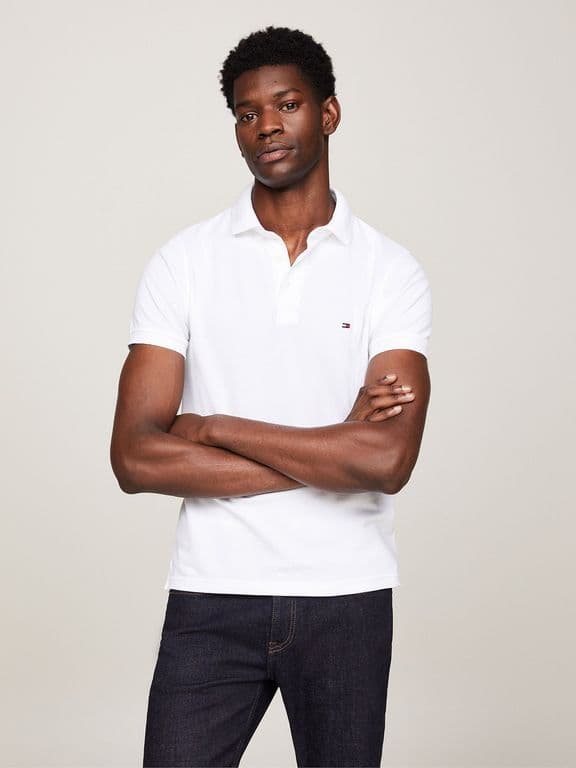 Polo Slim Fit Logo 1985 Blanco Blanco 2XL