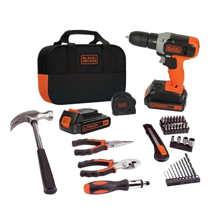 Kit Taladro atornillador 20V + 54 piezas
