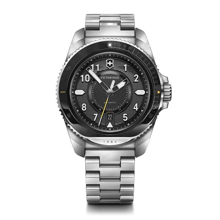 Reloj Journey 1884 Automatico dial negro correa acero inox Negro L