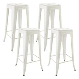 PACK 4 PISO METAL TOLIX BLANCO