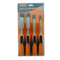 Set Kit Jgo De Formones Cinceles P/ Madera 4 Piezas