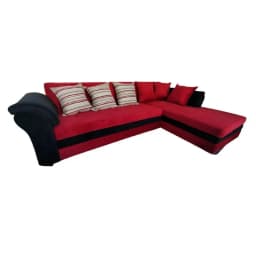 SECCIONAL FELPA MUSTANG GRANDE DERECHO BURDEO BRAZO FELPA NEGRO
