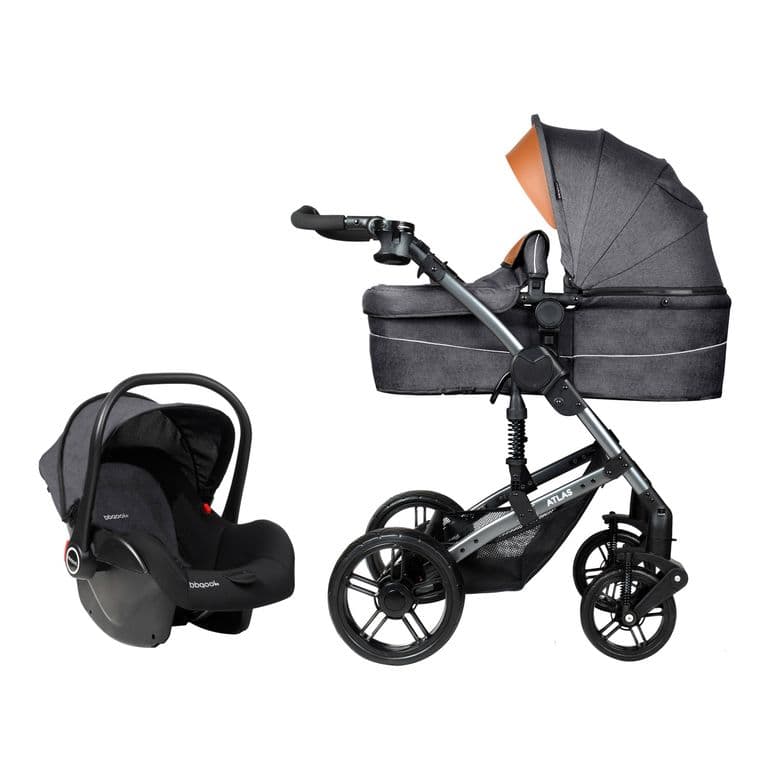 Coche Travel System Atlas Gris Gris oscuro