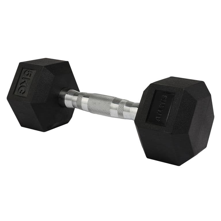 Mancuerna Hexagonal 5 Kg Negro