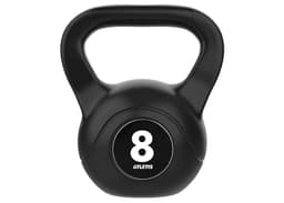 Kettlebell Mancuerna Pesa Rusa Cemento 8 Kg Negro