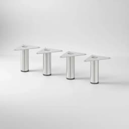 Kit de 4 Patas Con Placa Para Sillones y Gabinetes Altura 10 Cm