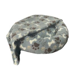 CAMA PARA MASCOTA ANTIESTRES 60CM CON MANTA AZUL