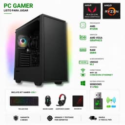 Pc Gamer AMD Ryzen 5 5600GT - 16GB - Vega 7 - 480GB - Wifi - STORM