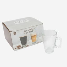 Set Tazas de Cafe 240ml (4u)