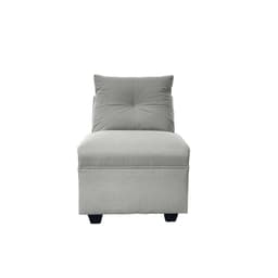 BUTACA MATEO CHENILLE GRIS PATA PLASTICA 1C
