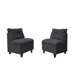 PAR BUTACAS MATEO CHENILLE GRAFITO PATA MADERA 1C