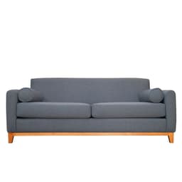 SOFA MELI CHENILLE TIPO LINO GRIS 3 CUERPOS