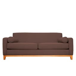 SOFA MELI FELPA CAFE 3 CUERPOS