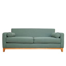 SOFA MELI FELPA VERDE 3 CUERPOS