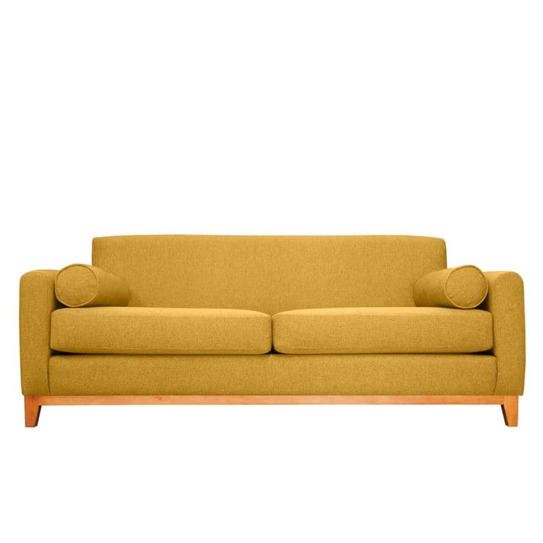 SOFA MELI FELPA AMBARINO 2 CUERPOS