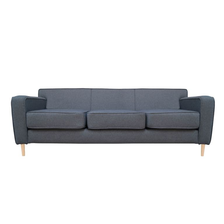 SOFA LILEN FELPA GRIS 2 CUERPOS