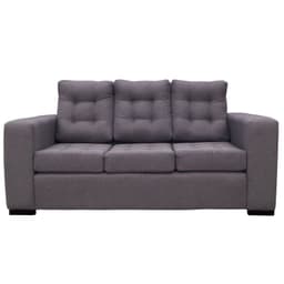 SOFA ANTU FELPA GRIS 3 CUERPOS
