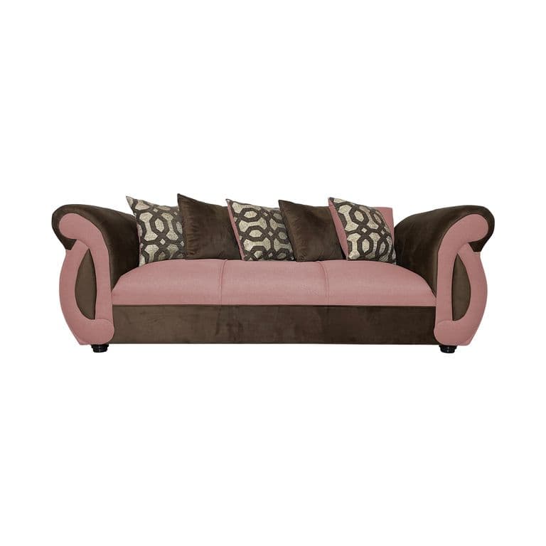 SOFA NEW DOMINGA PALO ROSA 3 CUEPOS