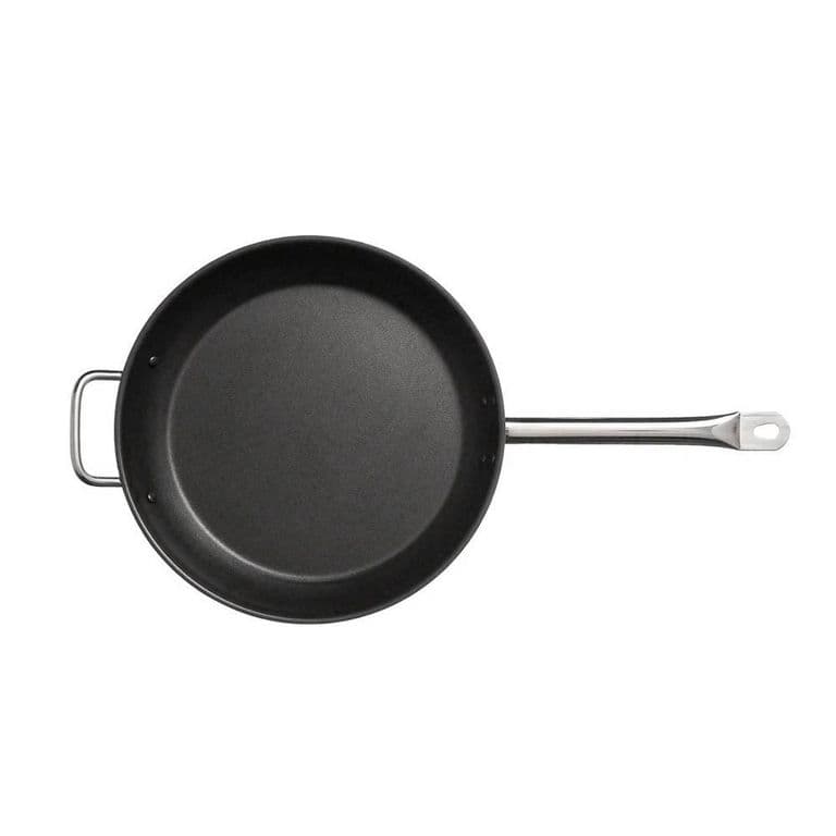 SARTEN CON ANTIADHERENTE ACERO INOX 34 CM IMAHE.