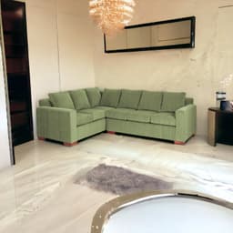 Seccional Star Chenille Verde Olivo