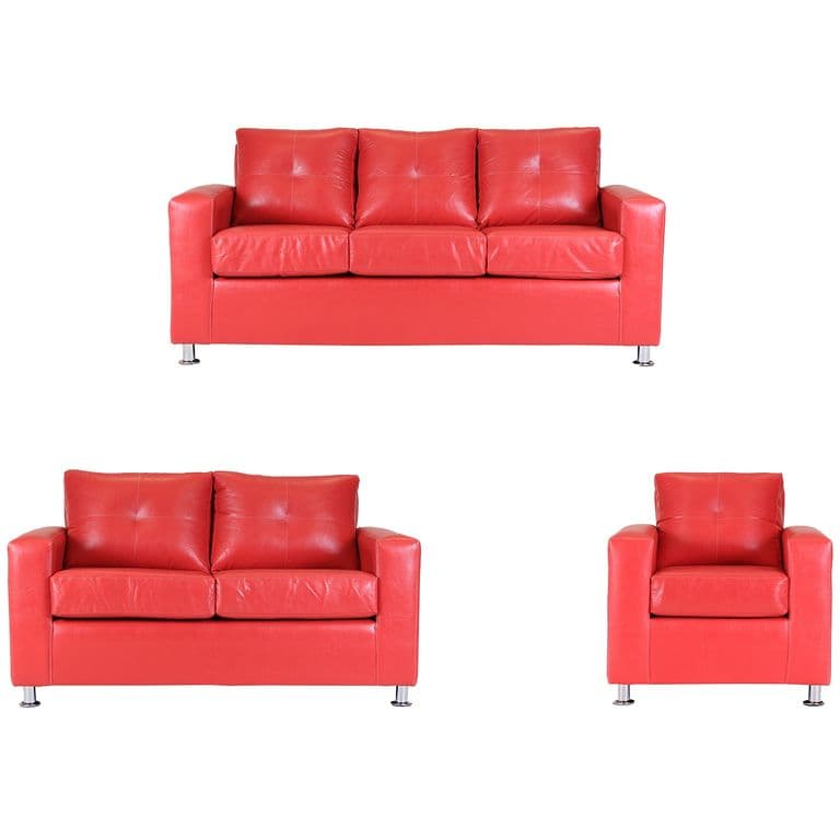 Living George 321 Cuero PU Rojo