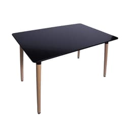 Mesa de comedor eames rectangular Negra