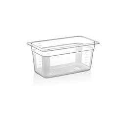 CONTENEDOR POLICARBONATO TRANSPARENTE 1/3x15 CMS