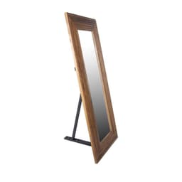 Espejo Wudex de pie de madera de olmo 185x80x30
