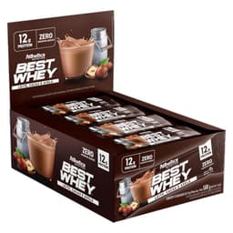 12 Barras Best Whey 12G - Sabores - Atlhetica AVELLANA