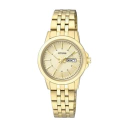 Reloj Analogo Mujer Eq0603-59P Classic Quartz Dorado TALLA UNICA