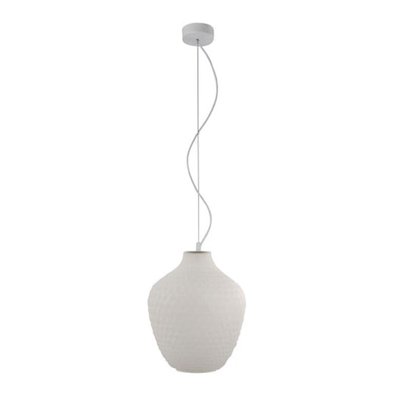 Lampara Colgante Calhan Blanco D21cm