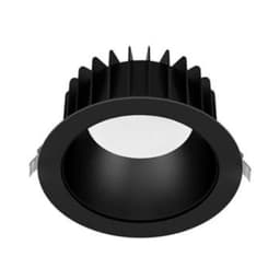 Downlight Retraido Led 25w Luz Calida 210mm Negro