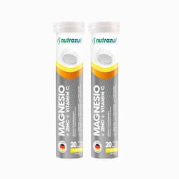 Magnesio 350 mg +Zinc 10 mg + Vit C - Pack 2 Unidades.