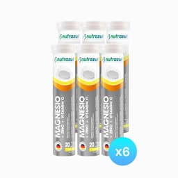 Magnesio 350 mg +Zinc 10 mg + Vit C - Pack 6 Unidades.