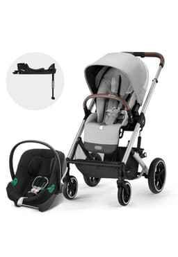 Coche Travel System Balios S Lux 3.0 SLV L.Grey + Aton B2 + Base