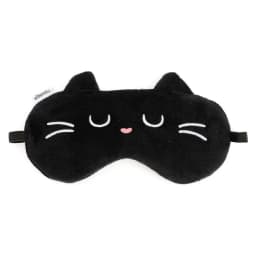 Antifaz para Dormir Negro con Diseno de Gato Negro