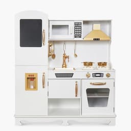 Cocina Infantil de Madera Eloisa Blanco Form