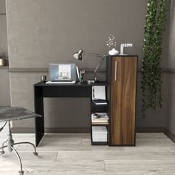 Escritorio estante Onix 111X123X45