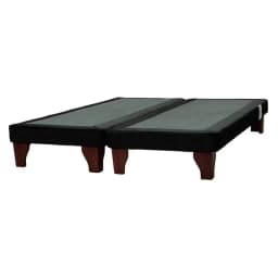 Base De Cama Europea Negro Felpa King