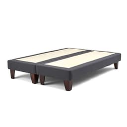 Base De Cama Europea Gris Oscuro Felpa King