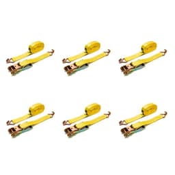Pack 6 Un. Eslingas De Amarre 9mts, Limite De Carga 3500 Kg