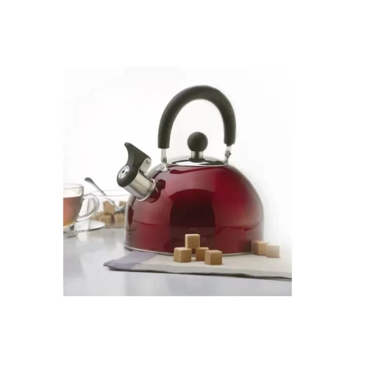 Tetera de Te Con Silbato Acero Inoxidable 2.5 Litros