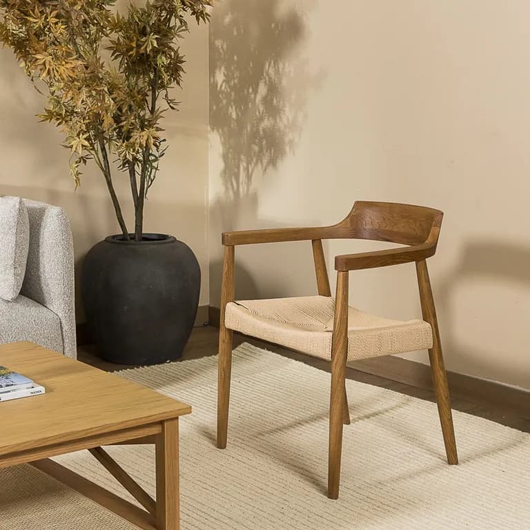 Sitial Comedor Nusa natural Amoble Castano