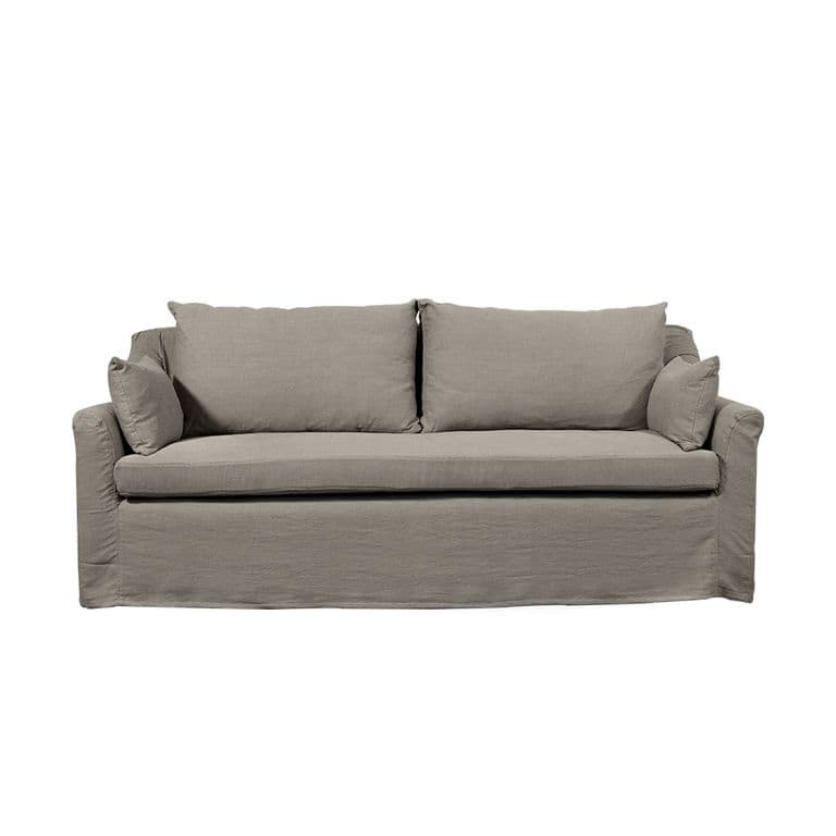 SOFA LIRCAY CHENILLE GRIS PIEDRA 3C
